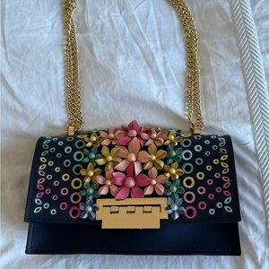 Zac Zac Posen Women's Earthette Calf Leather Crossbody Bag - Like new!